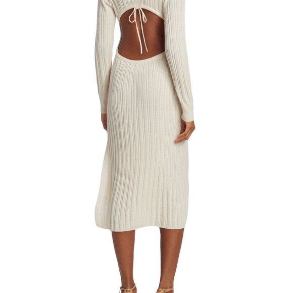 Rain Ribbed Open-Back Dress - Picture 3 of 9